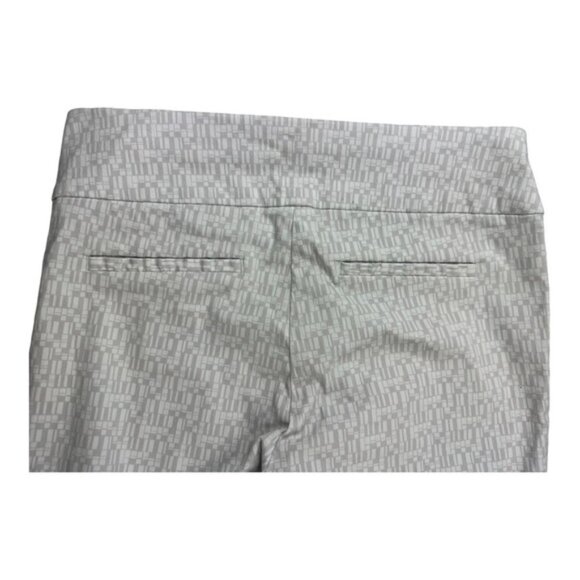 Rickis Gray Patterned Cropped Dress Pants Size L - Picture 3 of 7